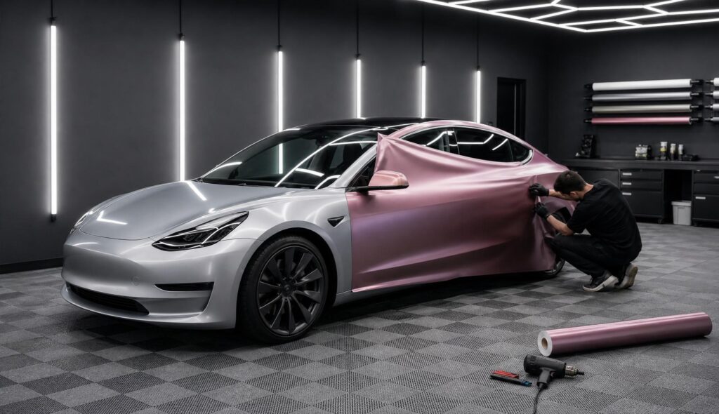 Transform Your Model 3 With A Color Change Wrap In Broward County, Fl | 305 Auto Customs