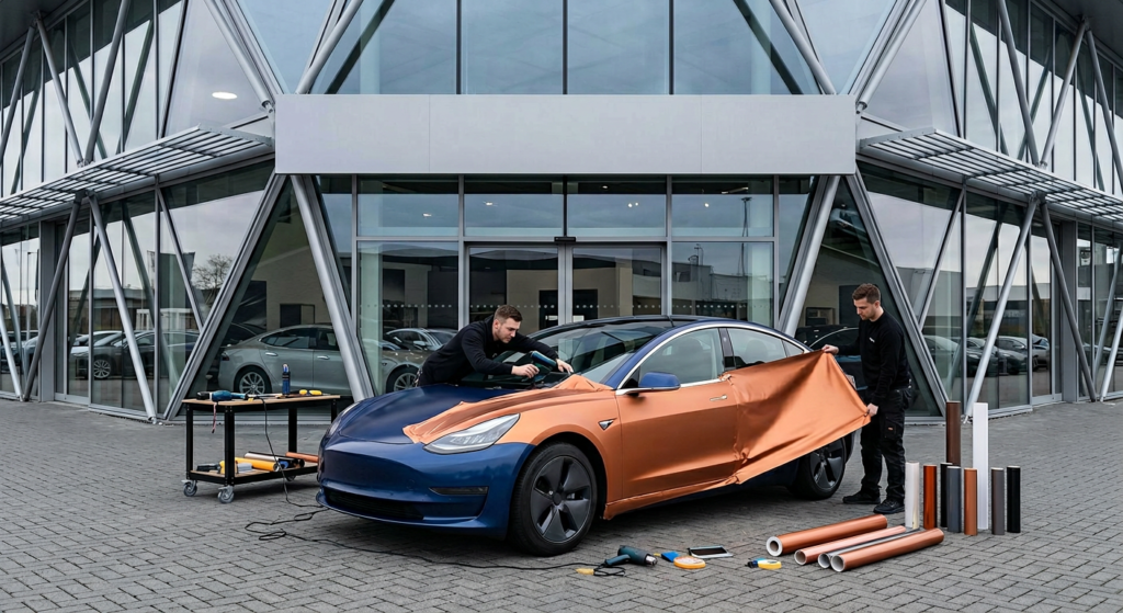 Tesla Vinyl Wrap Vs Paint Job In Davie, Fl | 305 Auto Customs